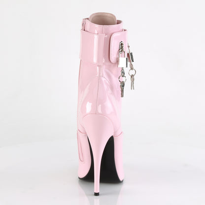 Devious Bottines pour femmes DOMINA-1023 B. Pat rose