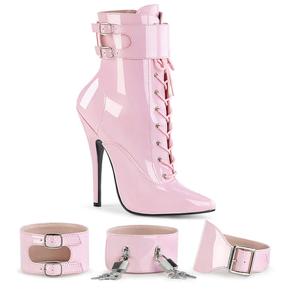 Devious Bottines pour femmes DOMINA-1023 B. Pat rose
