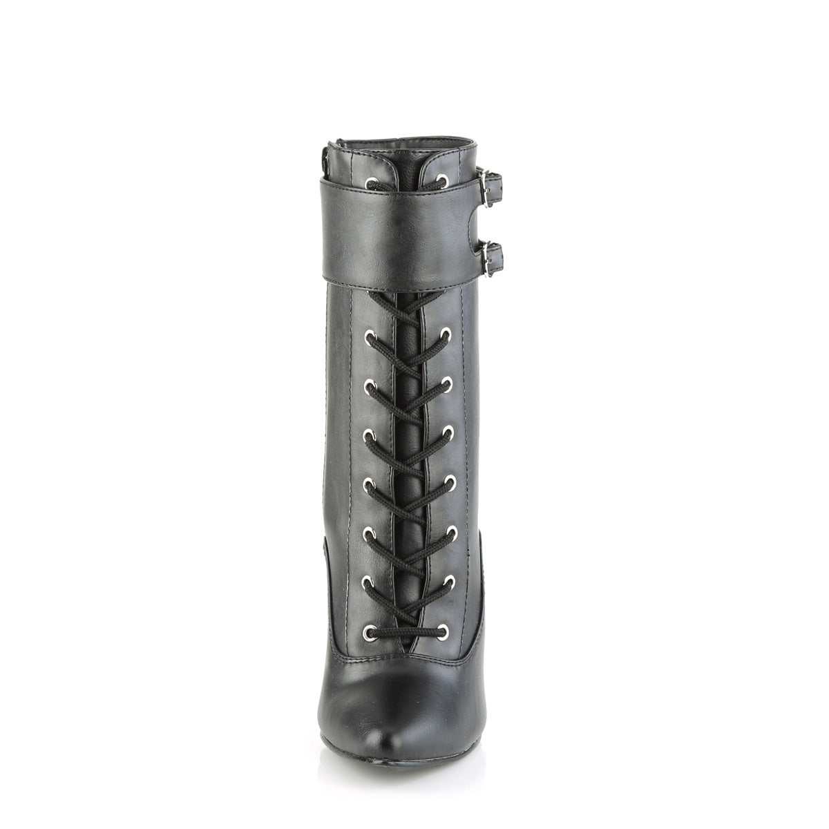 Devious Bottines pour femmes DOMINA-1023 Blk Faux Cuir