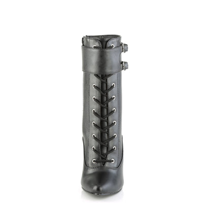 Devious Bottines pour femmes DOMINA-1023 Blk Faux Cuir