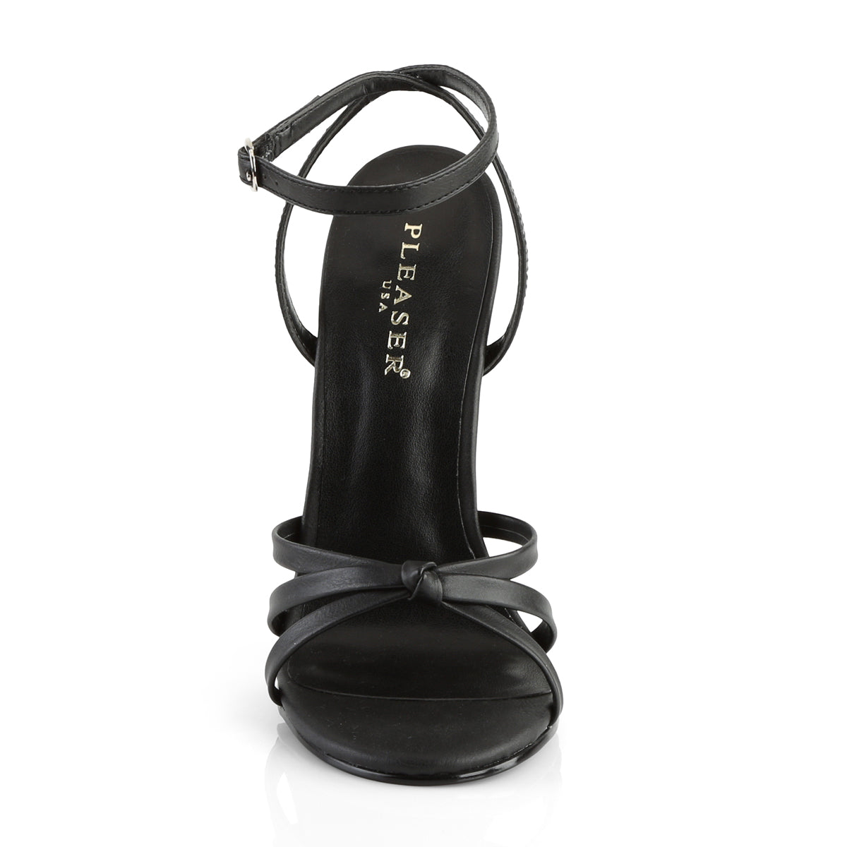 Devious Sandales pour femmes DOMINA-108 blk pu