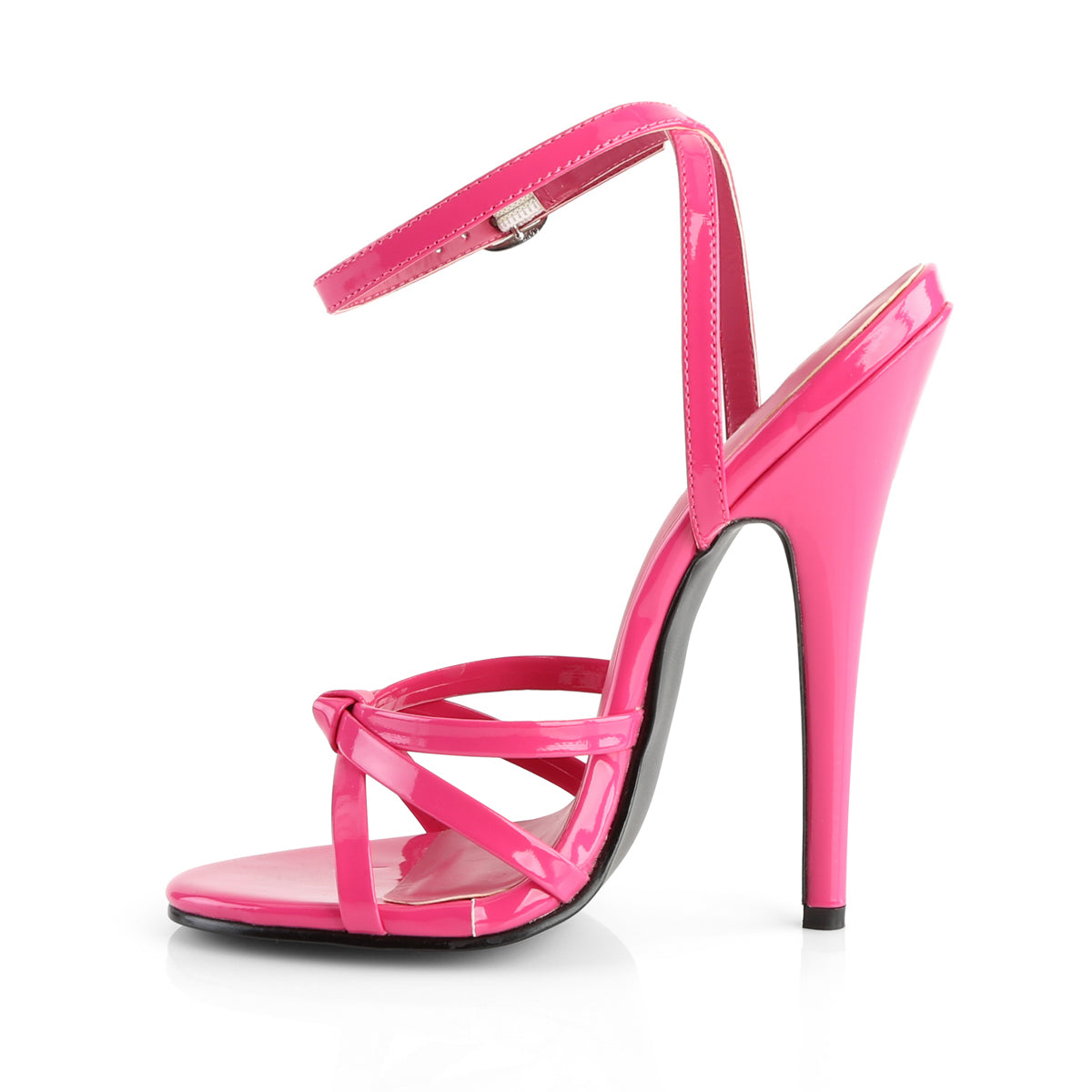 Devious Womens Sandals DOMINA-108 Hot Pink Pat