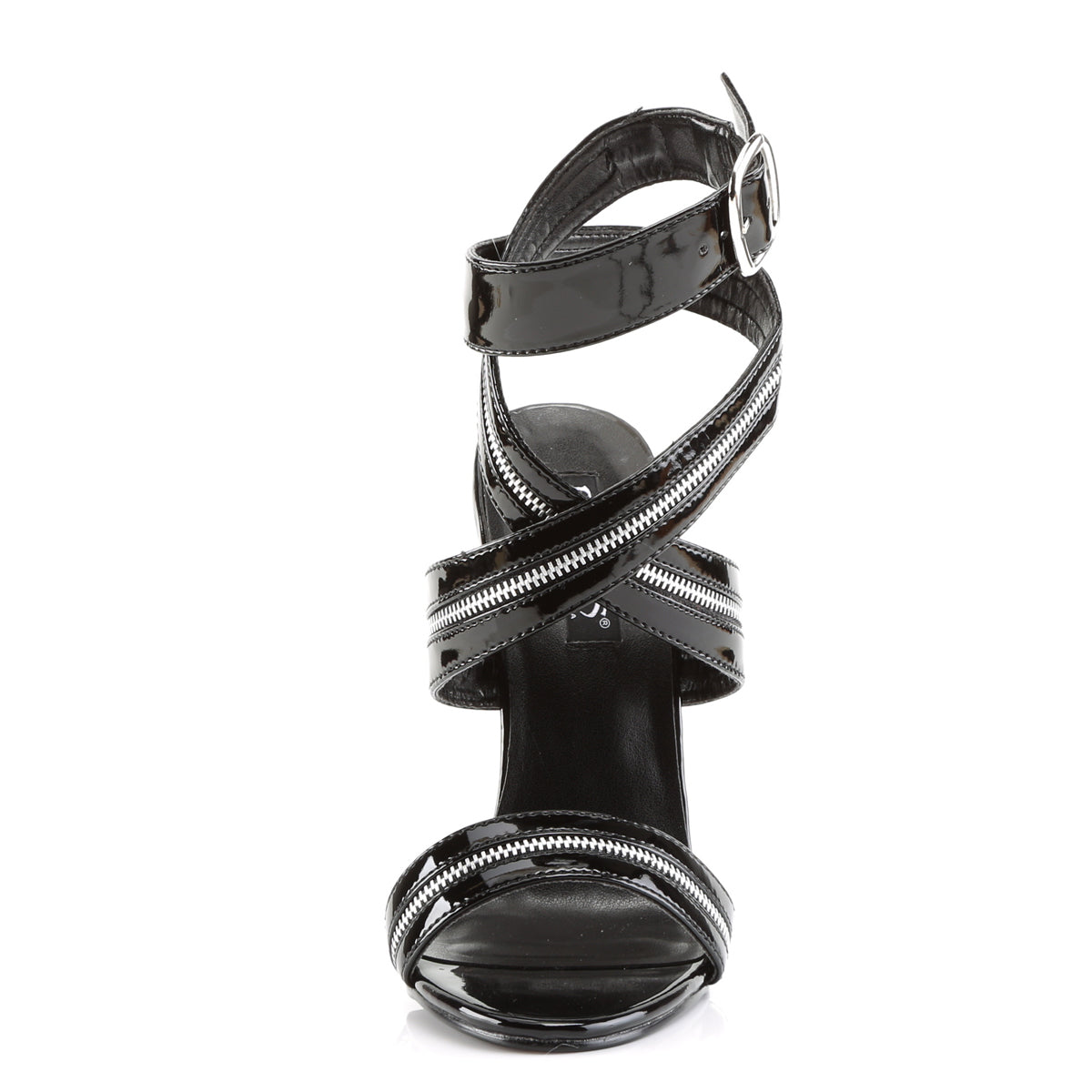 Devious Sandales pour femmes DOMINA-119 blk pat