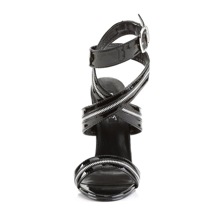 Devious Sandales pour femmes DOMINA-119 blk pat