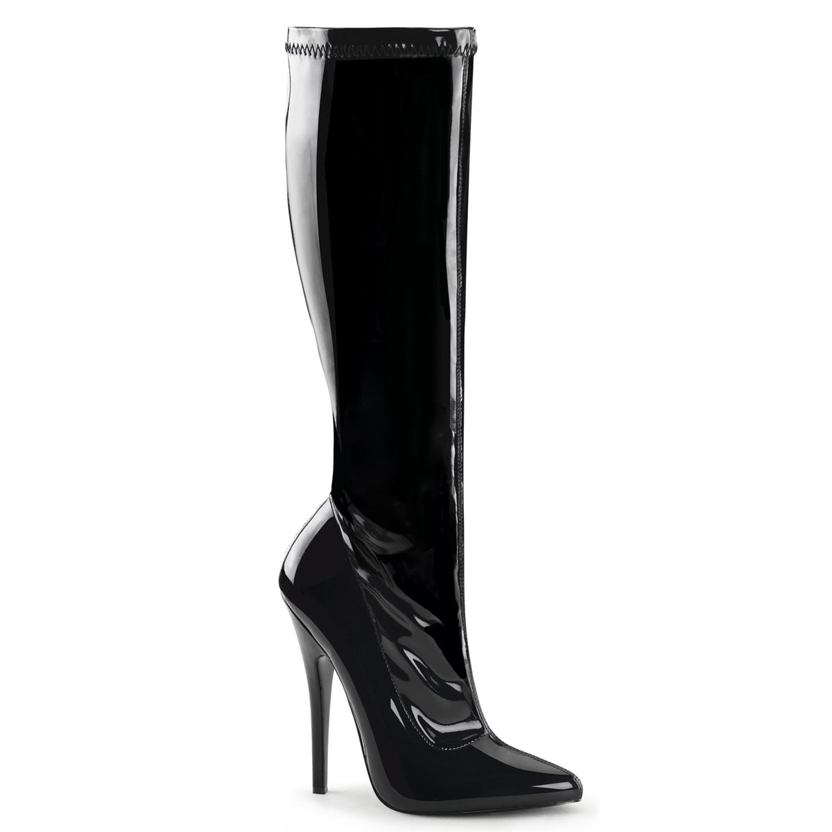 Devious Bottes pour femmes DOMINA-2000 blk str pat