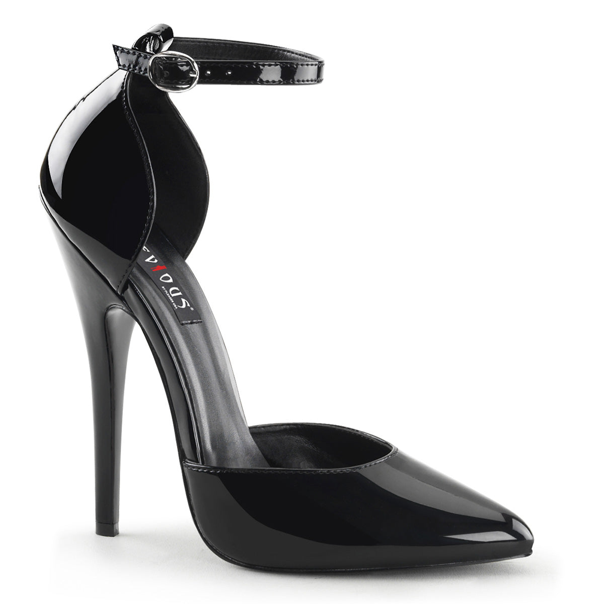 Devious Pompes pour femmes DOMINA-402 blk pat