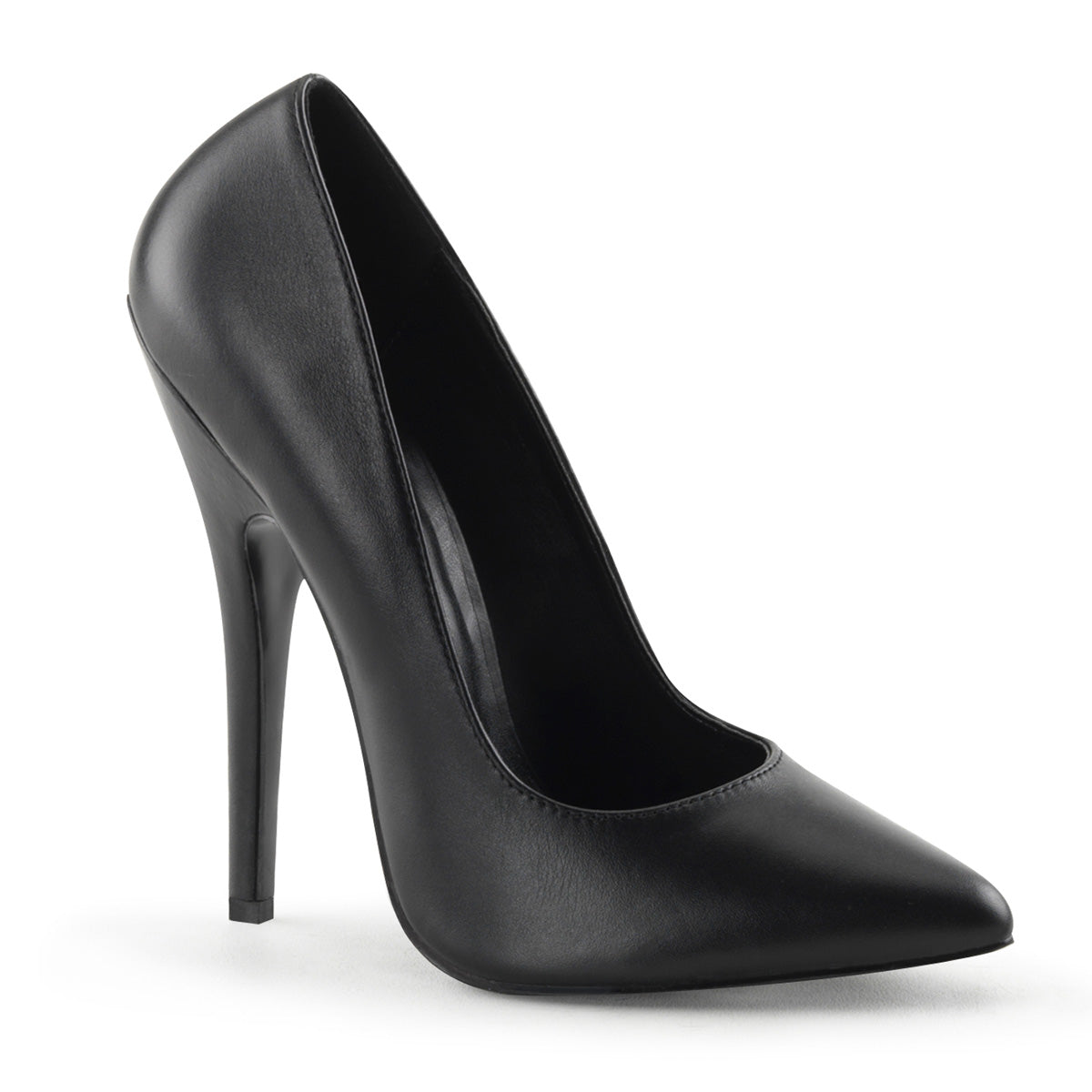 Devious Pompes pour femmes DOMINA-420 cuir blk