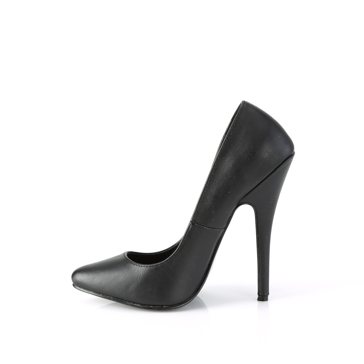 Devious Pompes pour femmes DOMINA-420 Blk Faux Cuir
