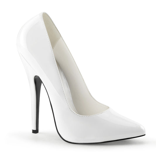 Devious Pompes pour femmes DOMINA-420 wht pat