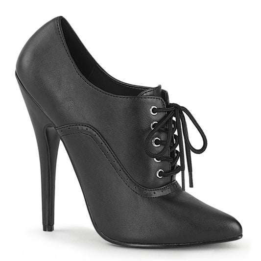 Devious Pompes de Womens DOMINA-460 Blk Faux Leather