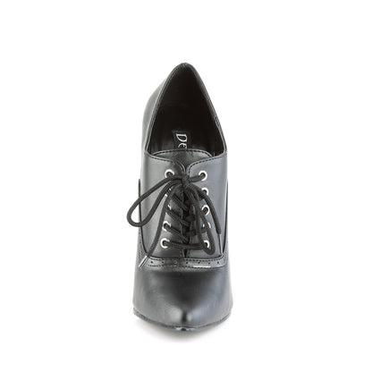 Devious Pompes de Womens DOMINA-460 Blk Faux Leather