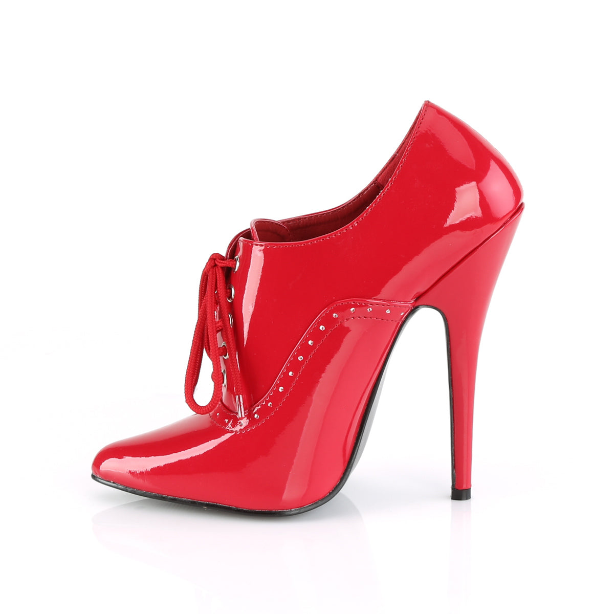 Devious Womens Pumps DOMINA-460 Red Pat