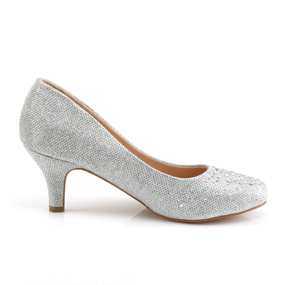 Fabulicious Pompes pour femmes DORIS-06 tissu de maille scintillant SLV