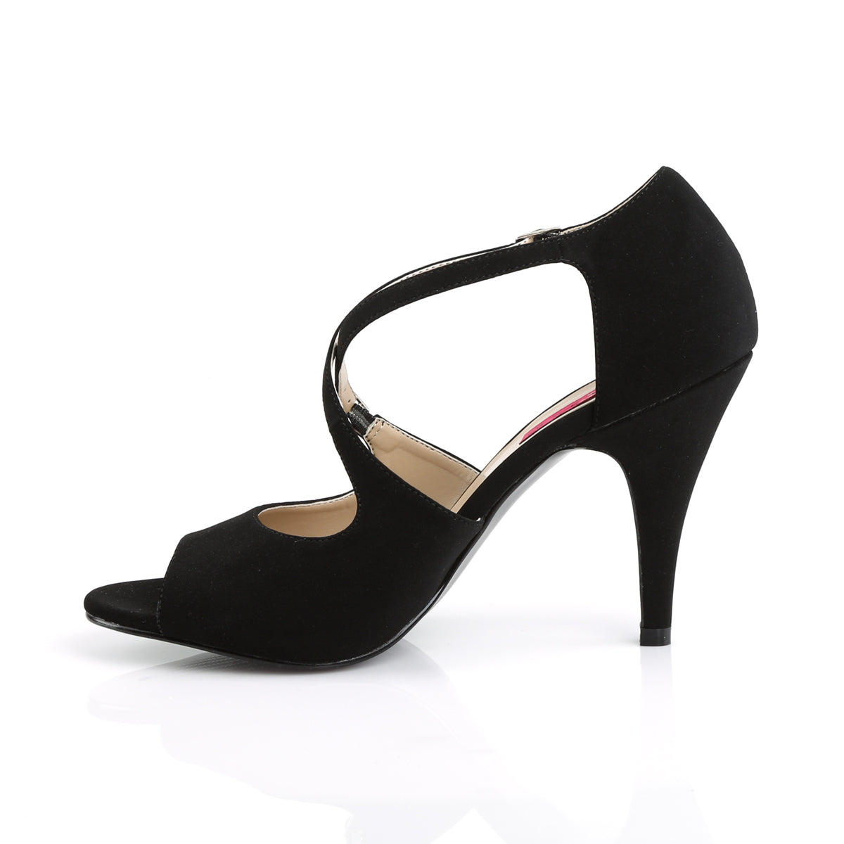 Pleaser Pink Label Pompes pour femmes DREAM-412 blk nubuck