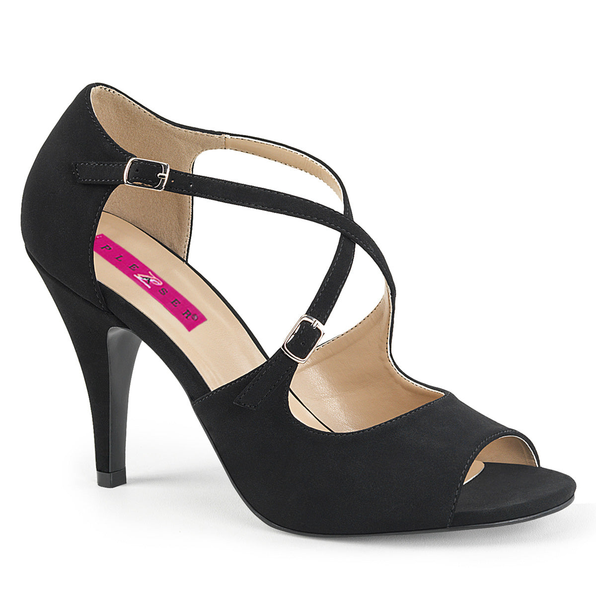 Pleaser Pink Label Pompes pour femmes DREAM-412 blk nubuck