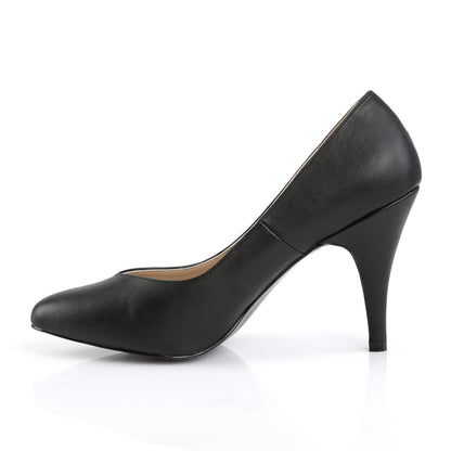 Pleaser Pink Label Womens Pumps DREAM-420 Blk Faux Leather