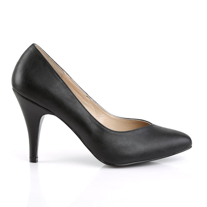 Pleaser Pink Label Womens Pumps DREAM-420 Blk Faux Leather
