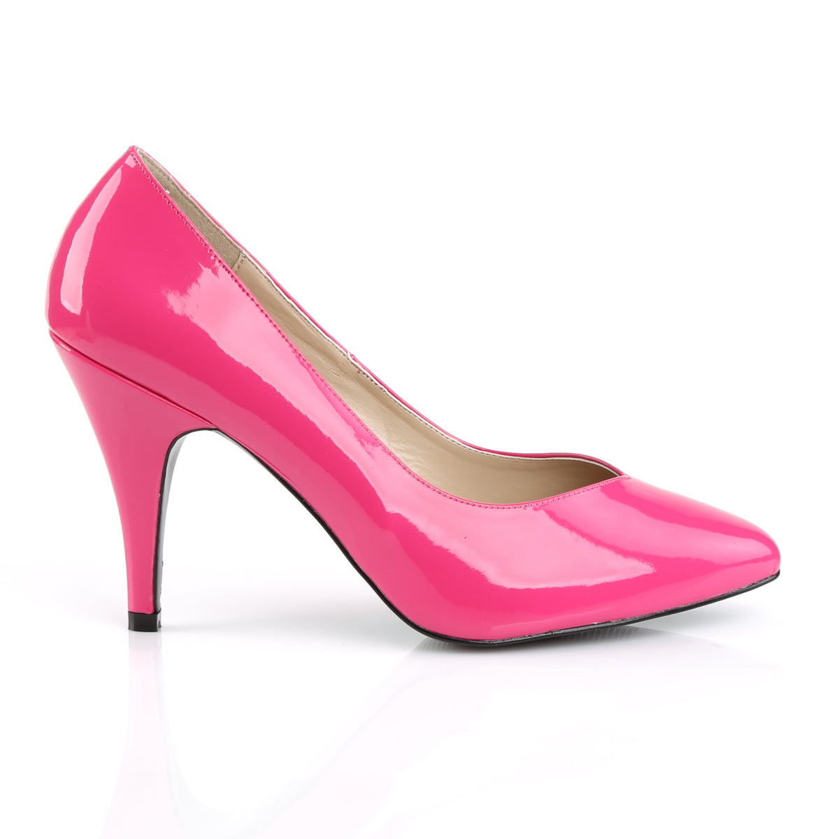Pleaser Pink Label Pompes pour femmes DREAM-420 H. Pat rose