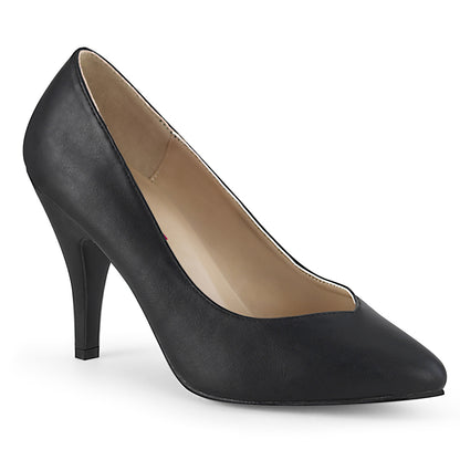 Pleaser Pink Label Womens Pumps DREAM-420 Blk Faux Leather