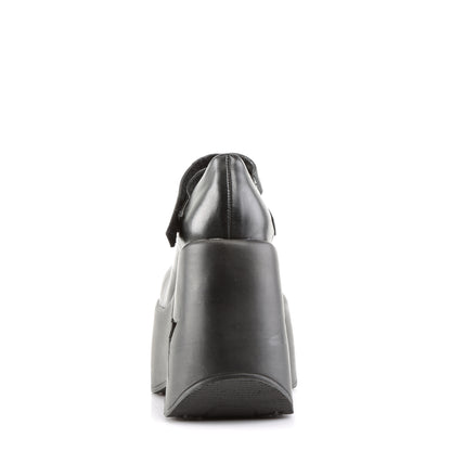 DemoniaCult Pompes pour femmes DYNAMITE-03 Cuir végétalien BLK