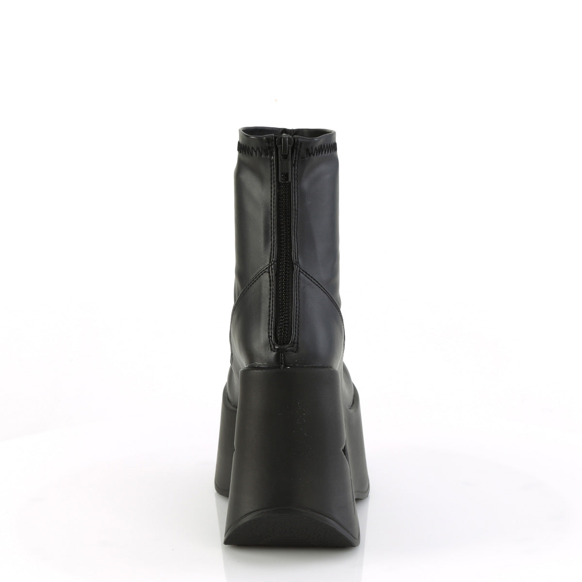 DemoniaCult  Ankle Boots DYNAMITE-100 Blk Str Vegan Leather