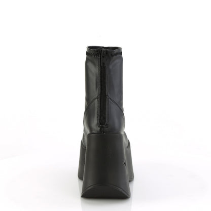 DemoniaCult  Ankle Boots DYNAMITE-100 Blk Str Vegan Leather