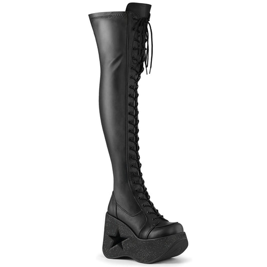 DemoniaCult   DYNAMITE-300-1 Cuir végétalien Blk Str