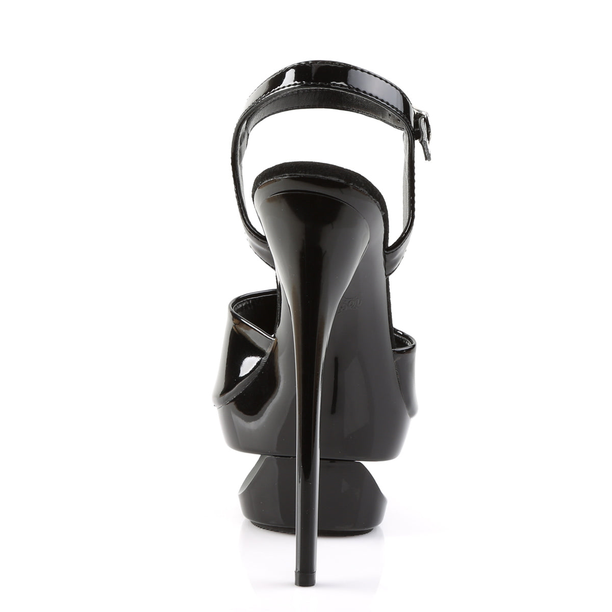 Pleaser Sandales pour femmes ECLIPSE-609 BLK PAT / BLK