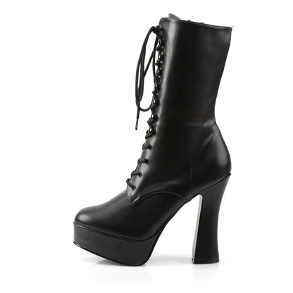 Pleaser Bottines pour femmes ELECTRA-1020 Blk Faux Cuir / Blk Matte