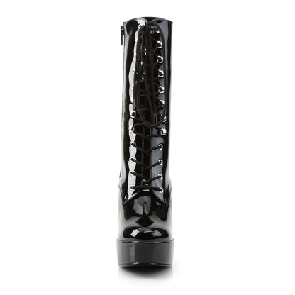 Pleaser Bottines pour femmes ELECTRA-1020 BLK PAT / BLK