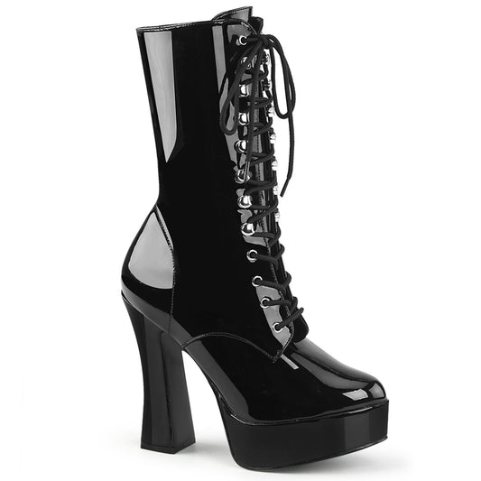 Pleaser Bottines pour femmes ELECTRA-1020 BLK PAT / BLK