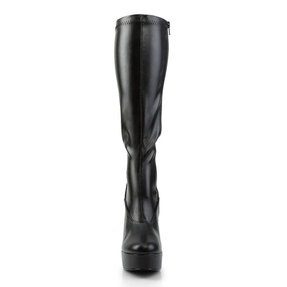 Pleaser Bottes pour femmes ELECTRA-2000Z BLK STR FAUX CUIR
