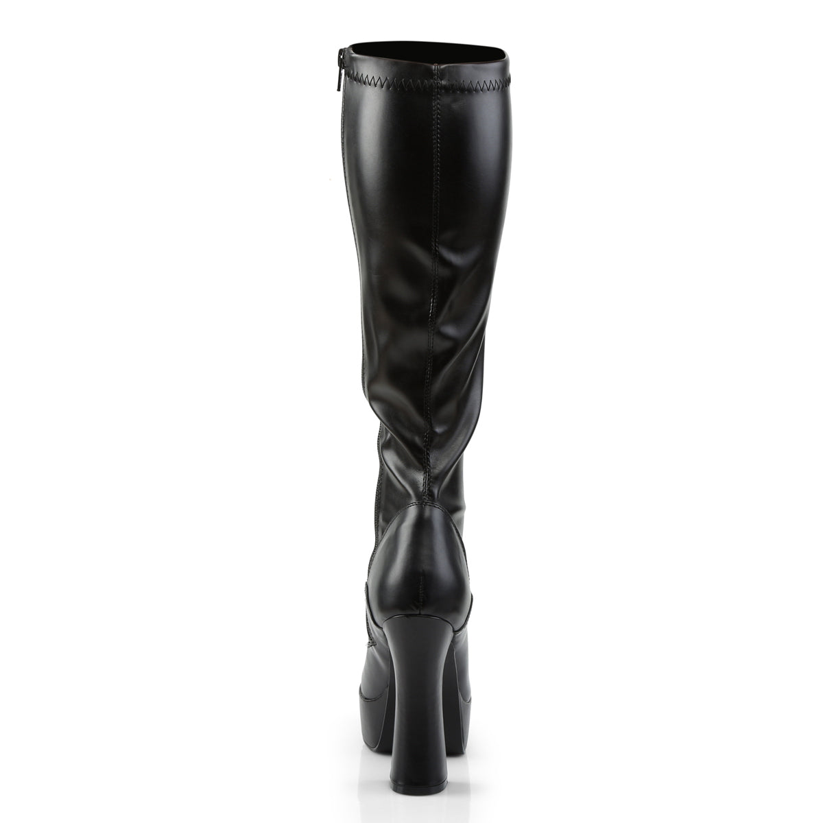 Pleaser Womens Boots ELECTRA-2000Z Blk Str Faux Leather
