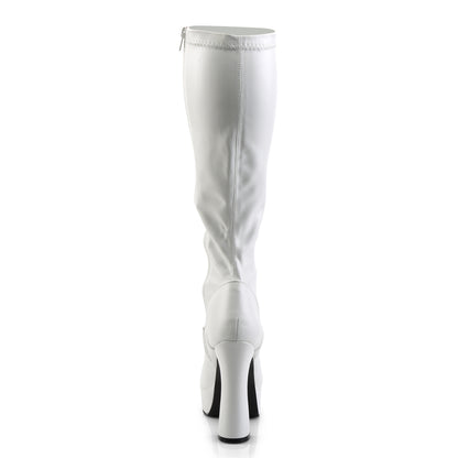 Pleaser Womens Boots ELECTRA-2000Z Wht Str Faux Leather