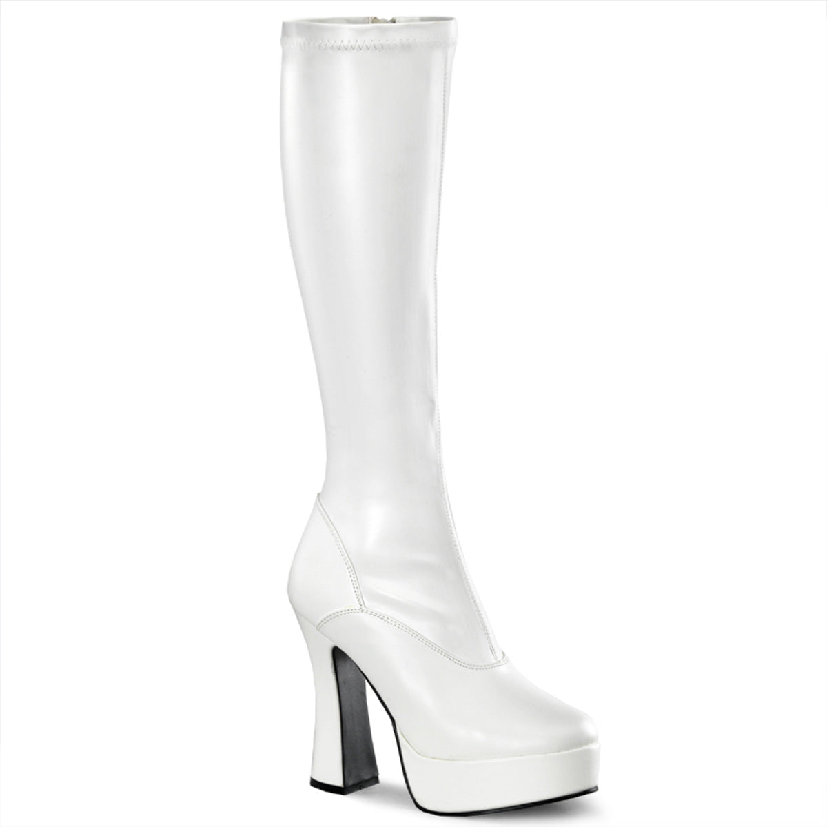 Pleaser Bottes pour femmes ELECTRA-2000Z WHT STR STR FAUX CUIR