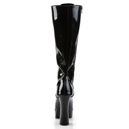 Pleaser Womens Boots ELECTRA-2020 Blk Pat