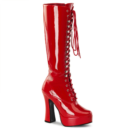 Pleaser Bottes pour femmes ELECTRA-2020 patère rouge