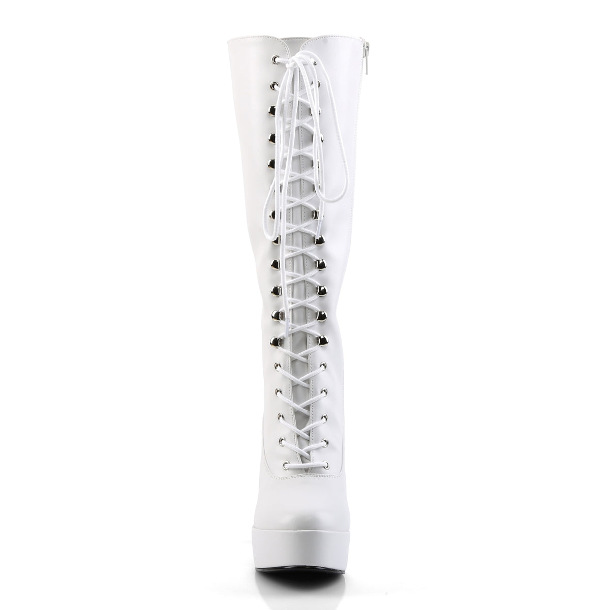 Pleaser Bottes pour femmes ELECTRA-2020 WHT FAUX CUIR