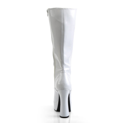 Pleaser Womens Boots ELECTRA-2020 Wht Pat