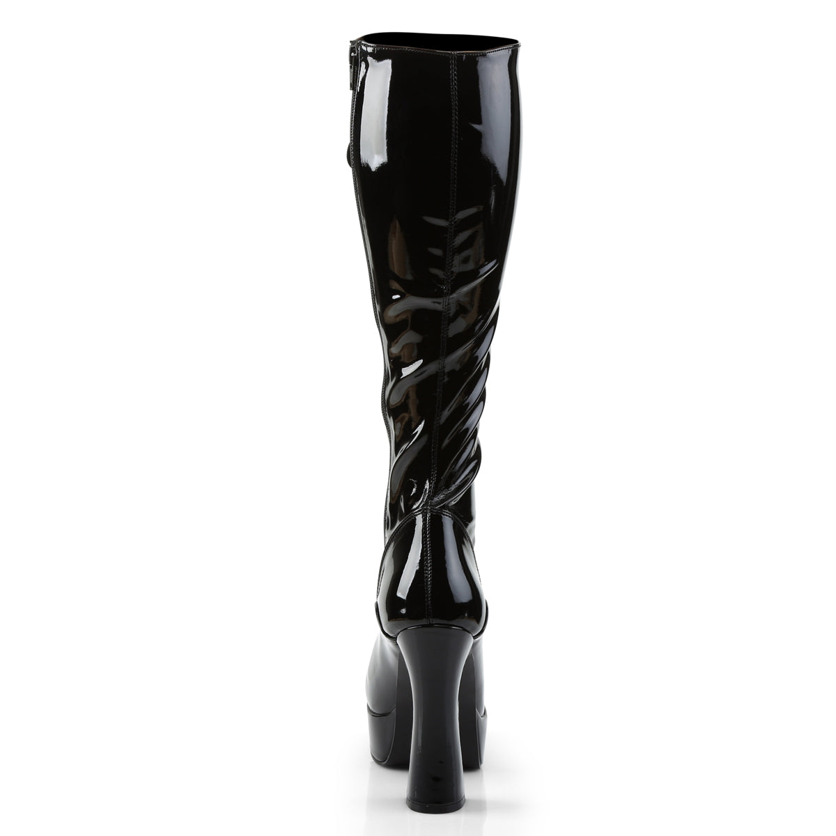 Pleaser Womens Boots ELECTRA-2023 Blk Str Pat