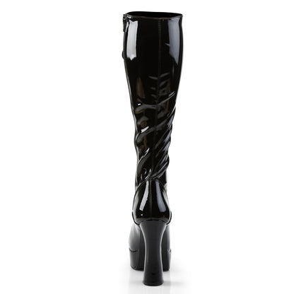 Pleaser Bottes pour femmes ELECTRA-2023 blk str pat