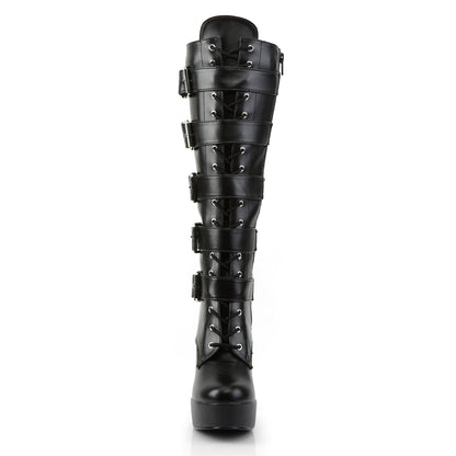 Pleaser Bottes pour femmes ELECTRA-2042 Blk Faux Cuir
