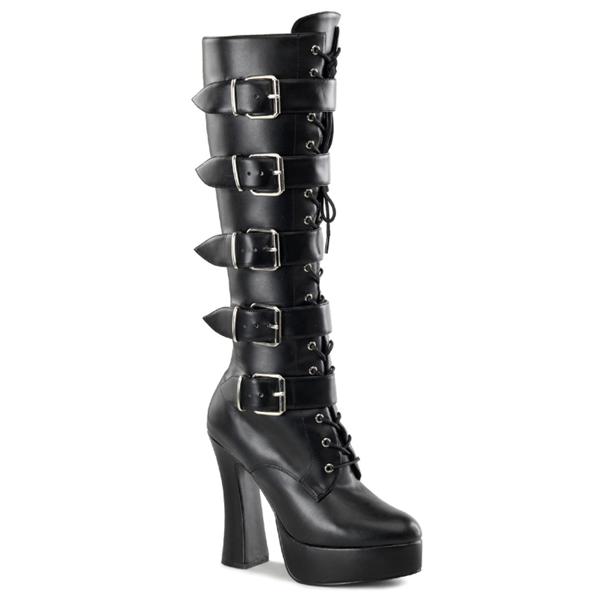 Pleaser Bottes pour femmes ELECTRA-2042 Blk Faux Cuir