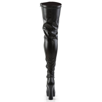 Pleaser Bottes pour femmes ELECTRA-3000Z BLK STR FAUX CUIR
