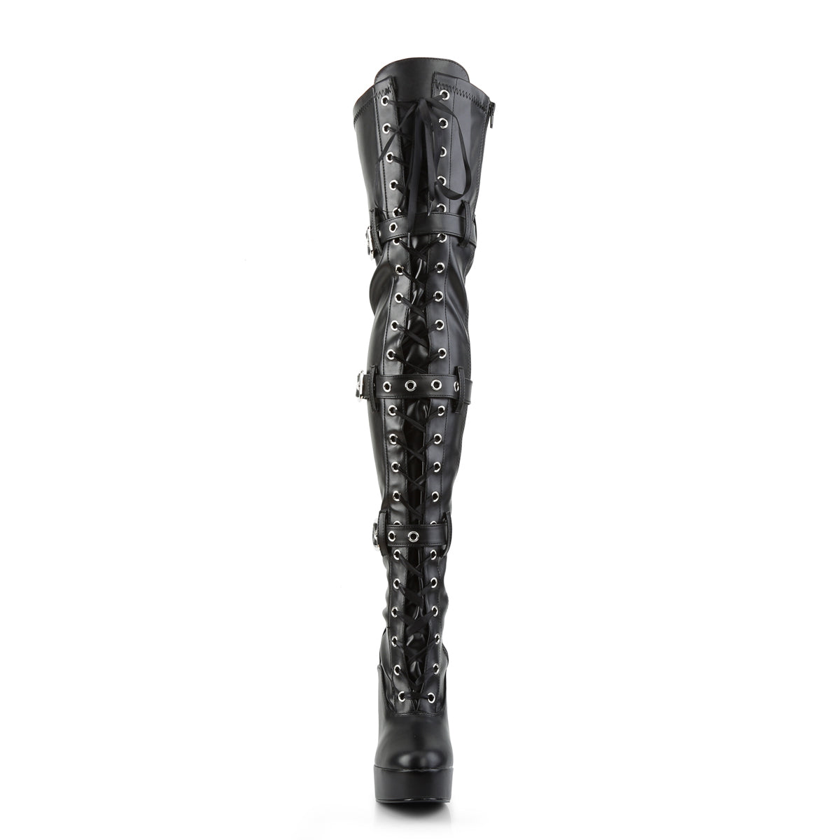 Pleaser Bottes pour femmes ELECTRA-3028 BLK STOR FAUX CUIR