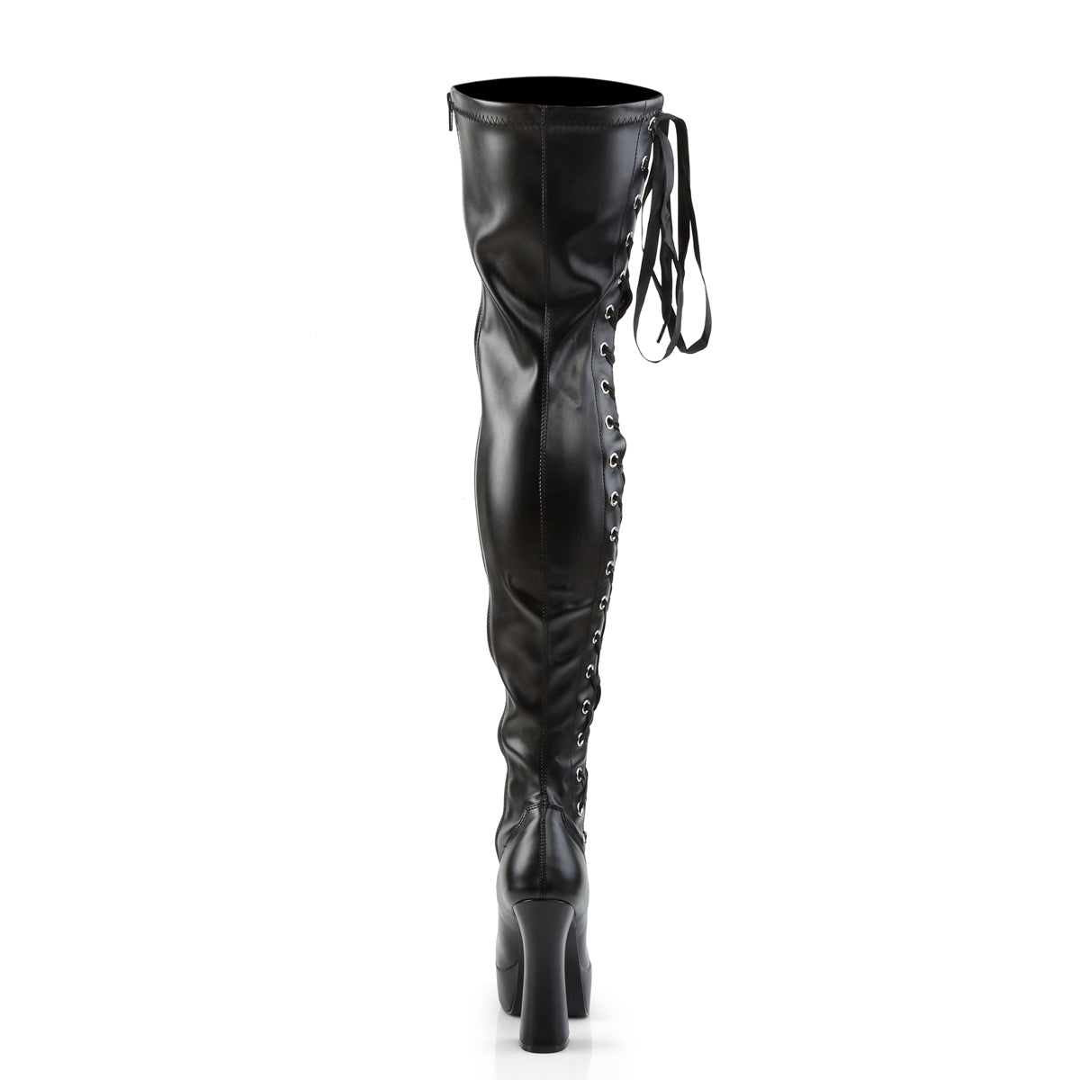Pleaser Bottes pour femmes ELECTRA-3050 BLK STR FAUX CUIR