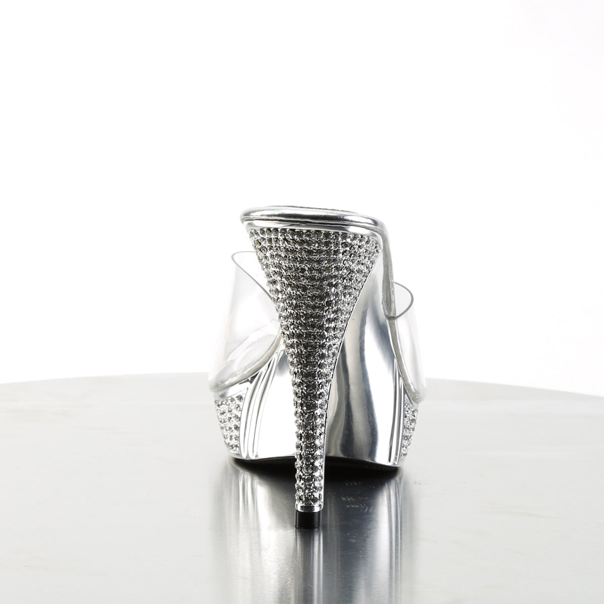 Fabulicious Sandales pour femmes ELEGANT-401 CLR / SLV Chrome