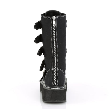 DemoniaCult Bottes de femmes EMILY-341 Blk Canvas