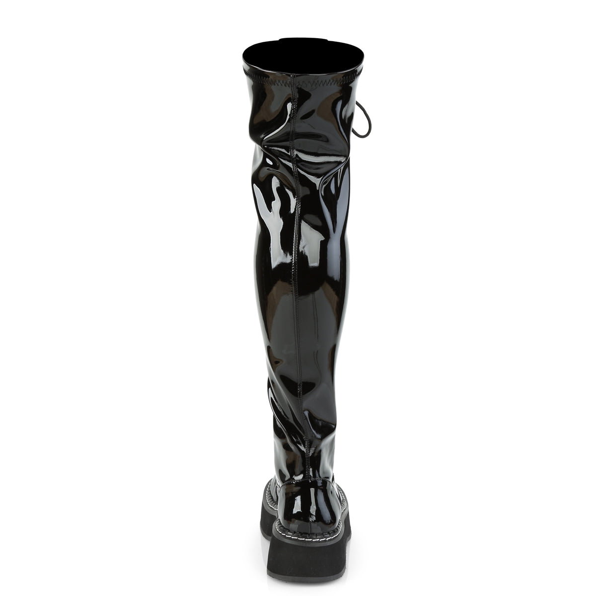 DemoniaCult Womens Boots EMILY-375 Blk Pat