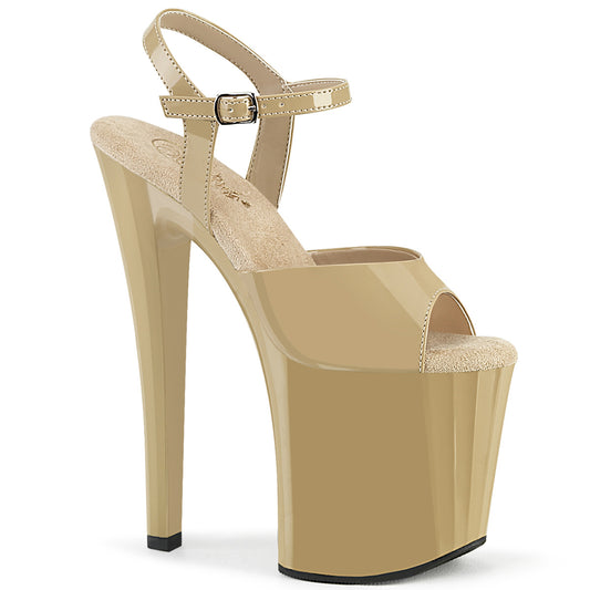 Pleaser   ENCHANT-709 Cream Pat/Cream